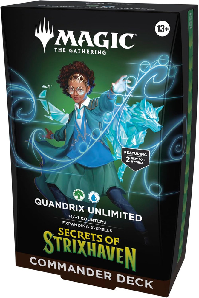 Secrets of Strixhaven Commander Deck - Quandrix Unlimited (100-Card Deck, Deck B