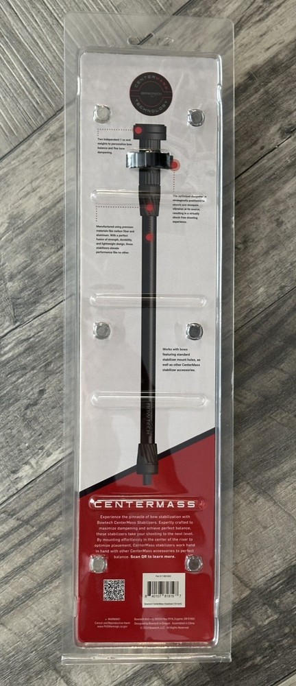 Bowtech CenterMass 10” Stabilizer