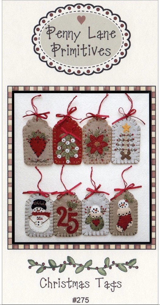 Christmas Tags Pattern by Kathryn Hecker