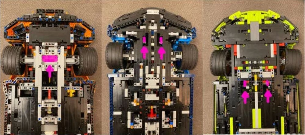 Upgrade LEGO® Technic™ - Wall Mount - Porsche, Lamborghini, Bugatti, Ferrari