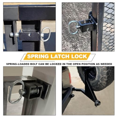 5/8 Inch Weld-On Spring Latch Assembly with Extended Plunger, Spring Loaded