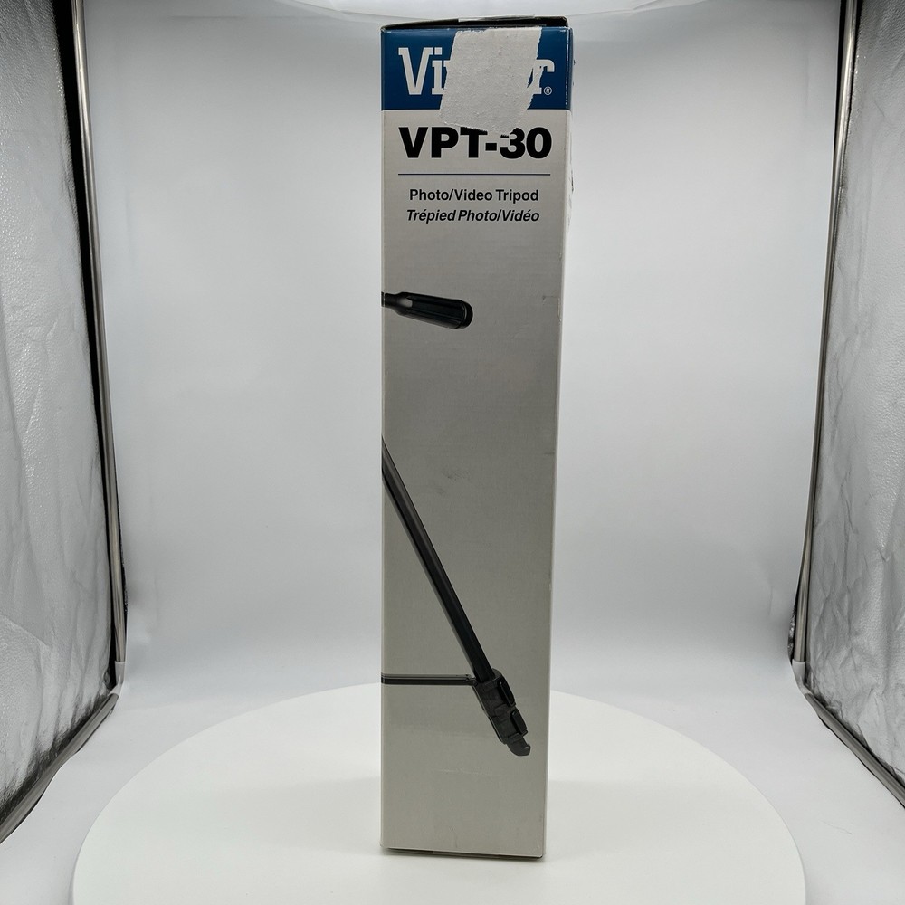 Vivitar Tripod VPT-30 Black ,60” Extended, Quick Release Platform