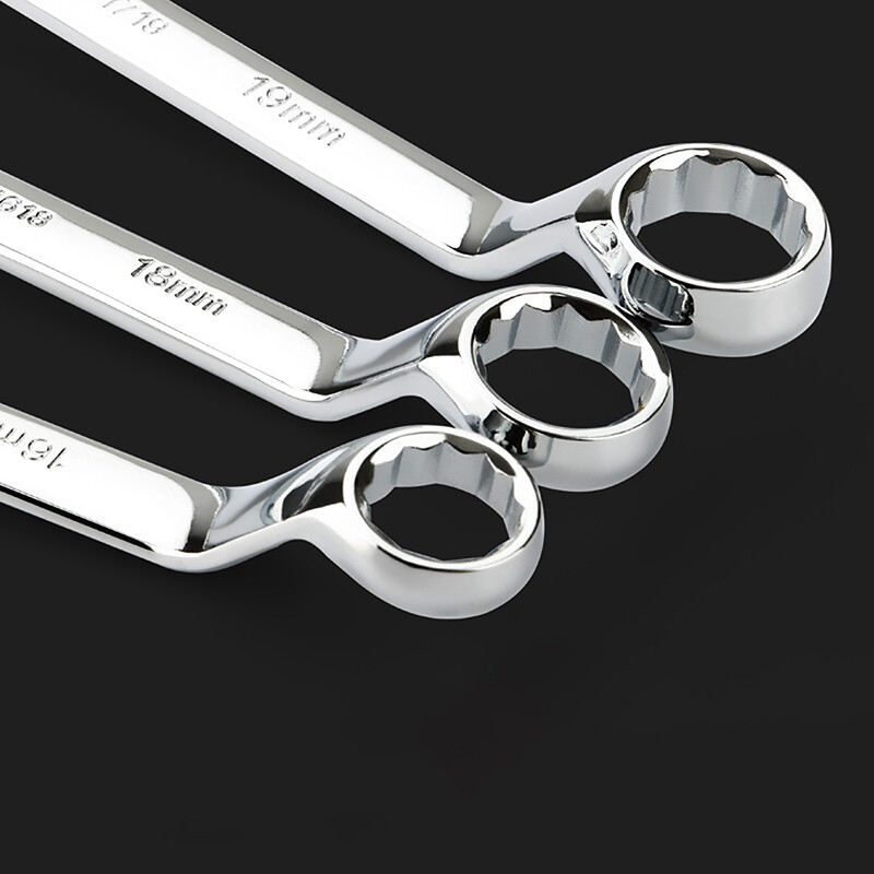 Double End Box End Wrench Offset Ring Spanner Garage Workshop Repair Hand Tool