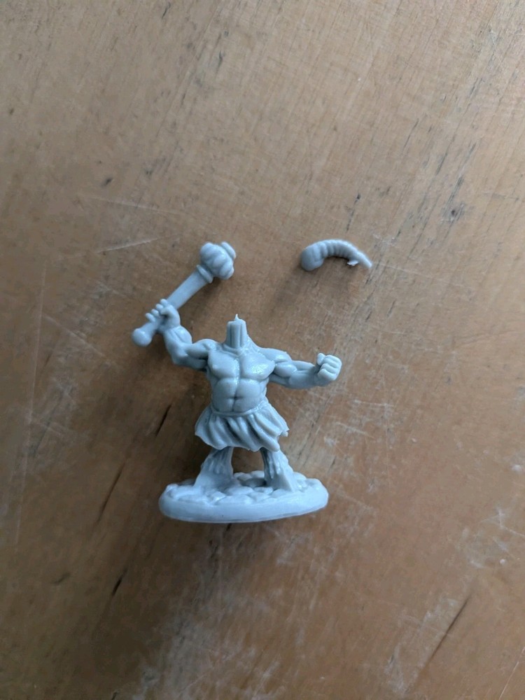 Reaper Bones Beastman Small Minotaur With Mace - Missing Head