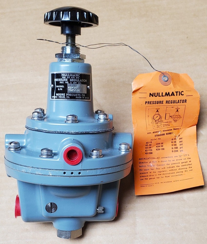 Moore Products 42H50 NULLMATIC Pressure Regulator