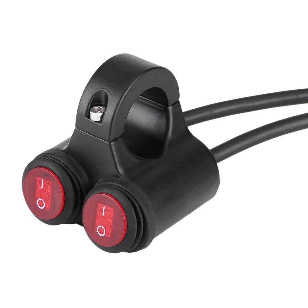 Universal 22mm Motorcycle Handlebar Headlight Switch- Handlebar C default