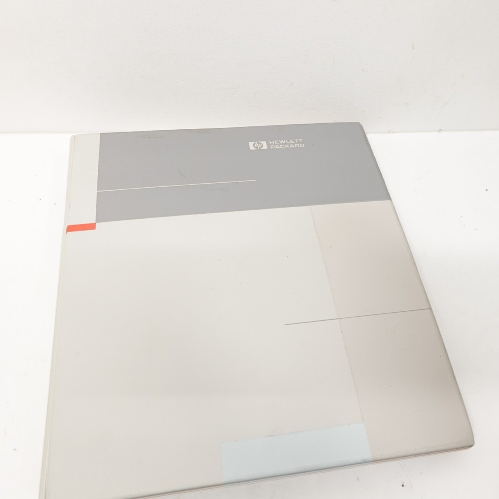 HP 8546A EMI Receiver RF Section Manuals Lot Hewlett Packard Binders