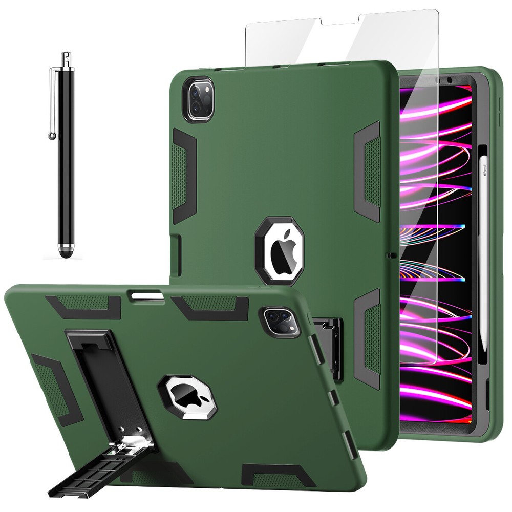 For iPad Pro 12.9" 6th/5th/4th Generation Case Shockproof Heavy Duty Stand Cover