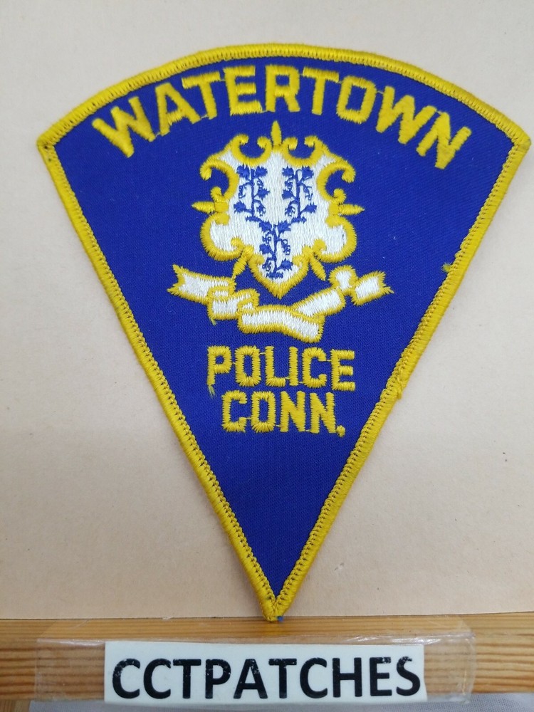 WATERTOWN, CONNECTICUT POLICE SHOULDER PATCH CT