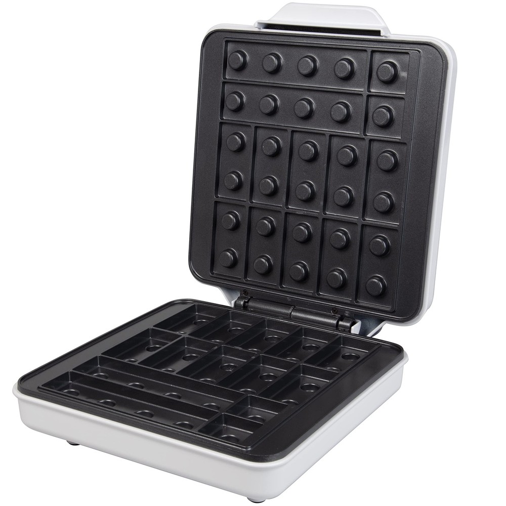 Building Brick Waffle Maker- Cook Fun Buildable Waffles or Pancakes- Make Hou...