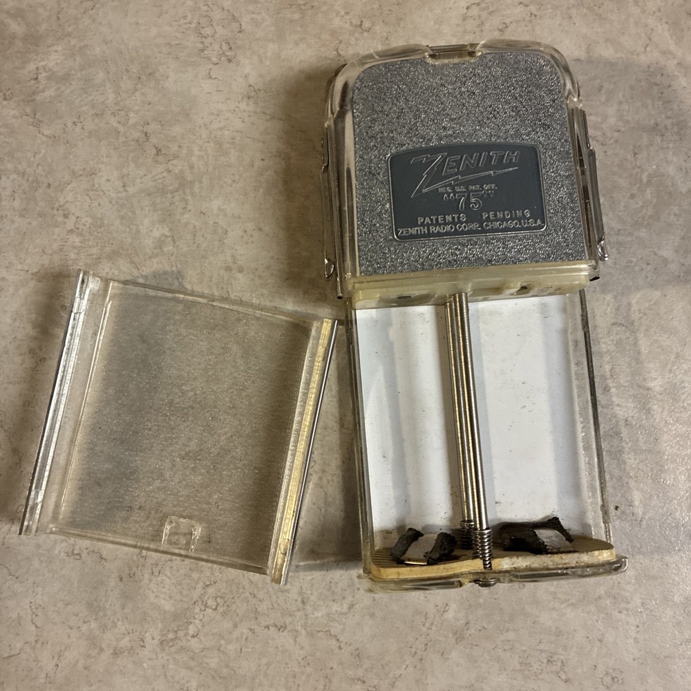 Vintage Zenith Hearing Aid Case - Untested