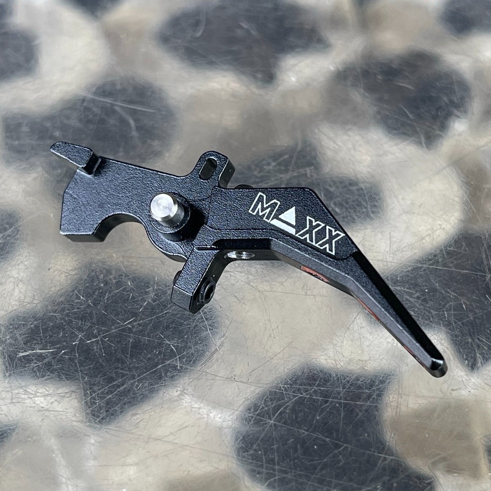 Maxx Model CNC Aluminum Advanced Speed Trigger Style B - Black (MX-TRG002SBB)
