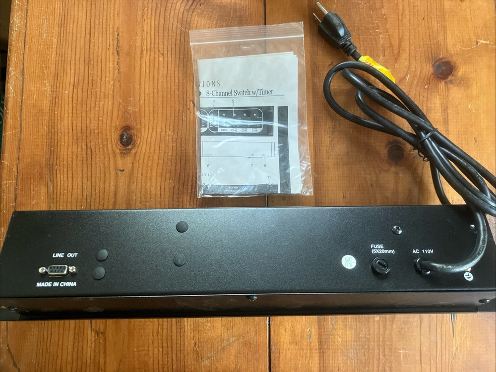 VEI PC-9400 8 ChannelSwitch Control W/ Timer NEW