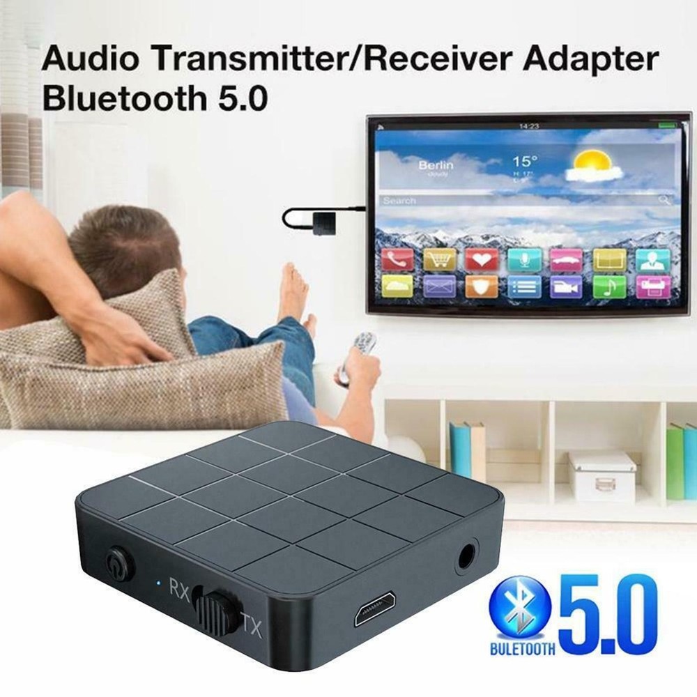 Mini Dual Mode Bluetooth 5.0 Transmitter&Receiver Adapter With 3.5mm Audio Cable