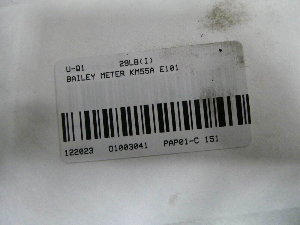 Bailey Meter KM55A E101 Chart Recorder 115v-ac