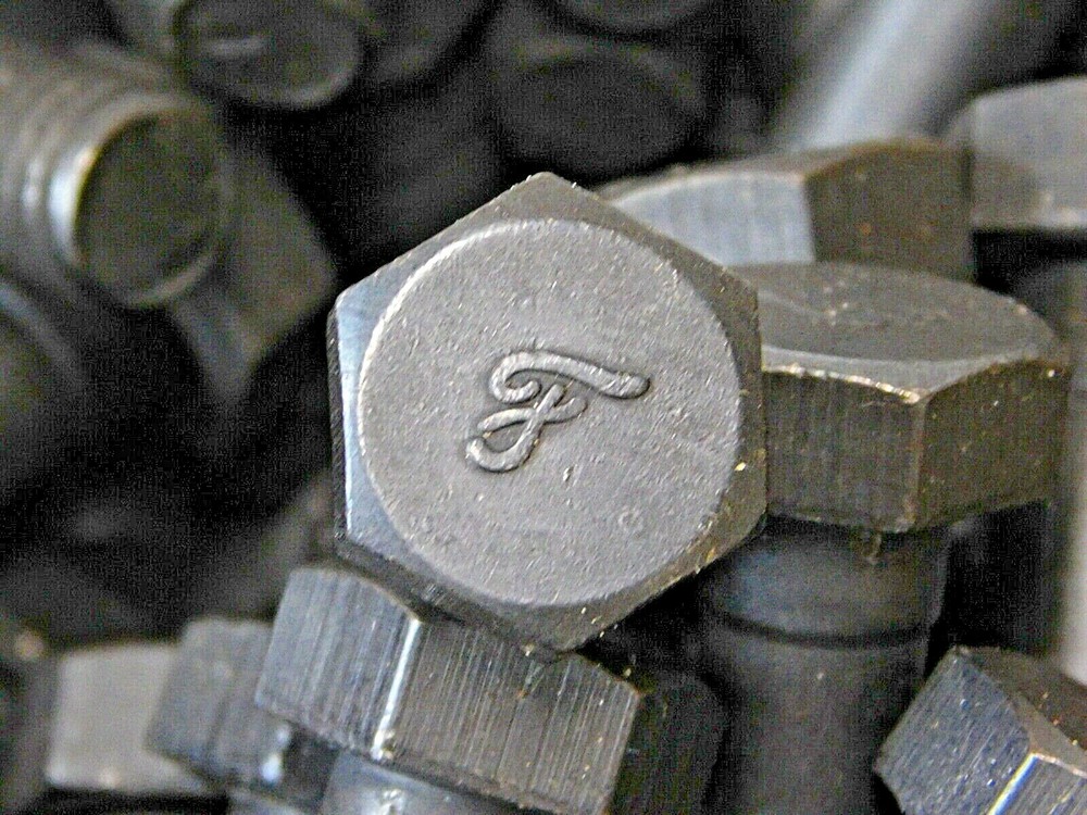 Ford GPW Cylinder Head Stud Bolt. F Script Marked.