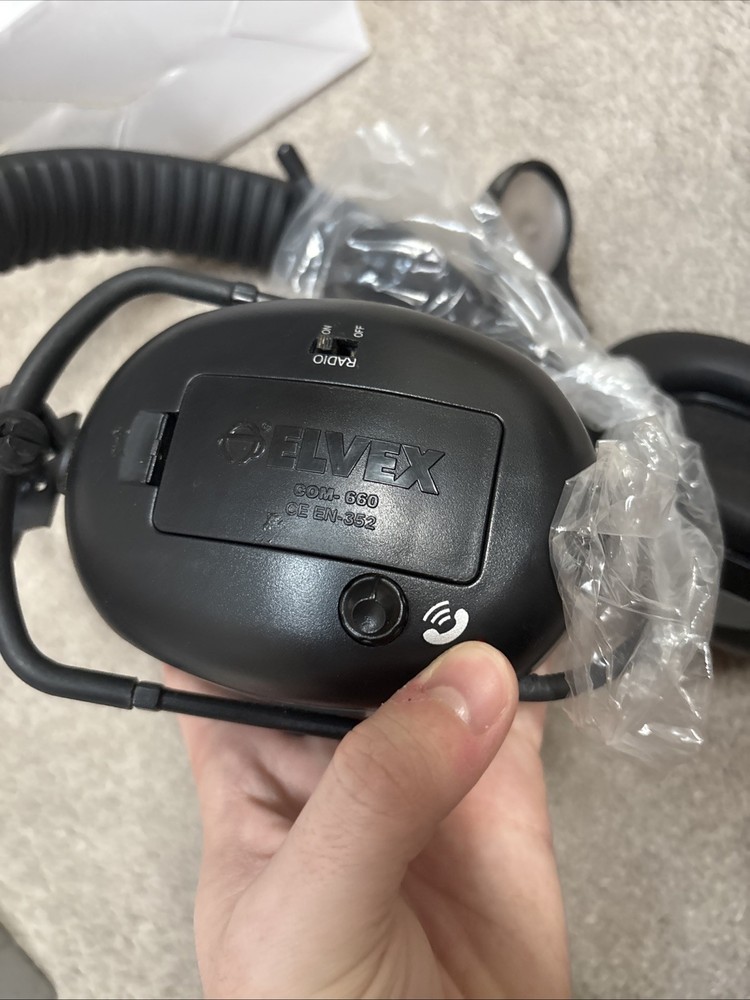 Elvex ConnecTunes Wireless Bluetooth Pairing Radio Headset - COM-660W