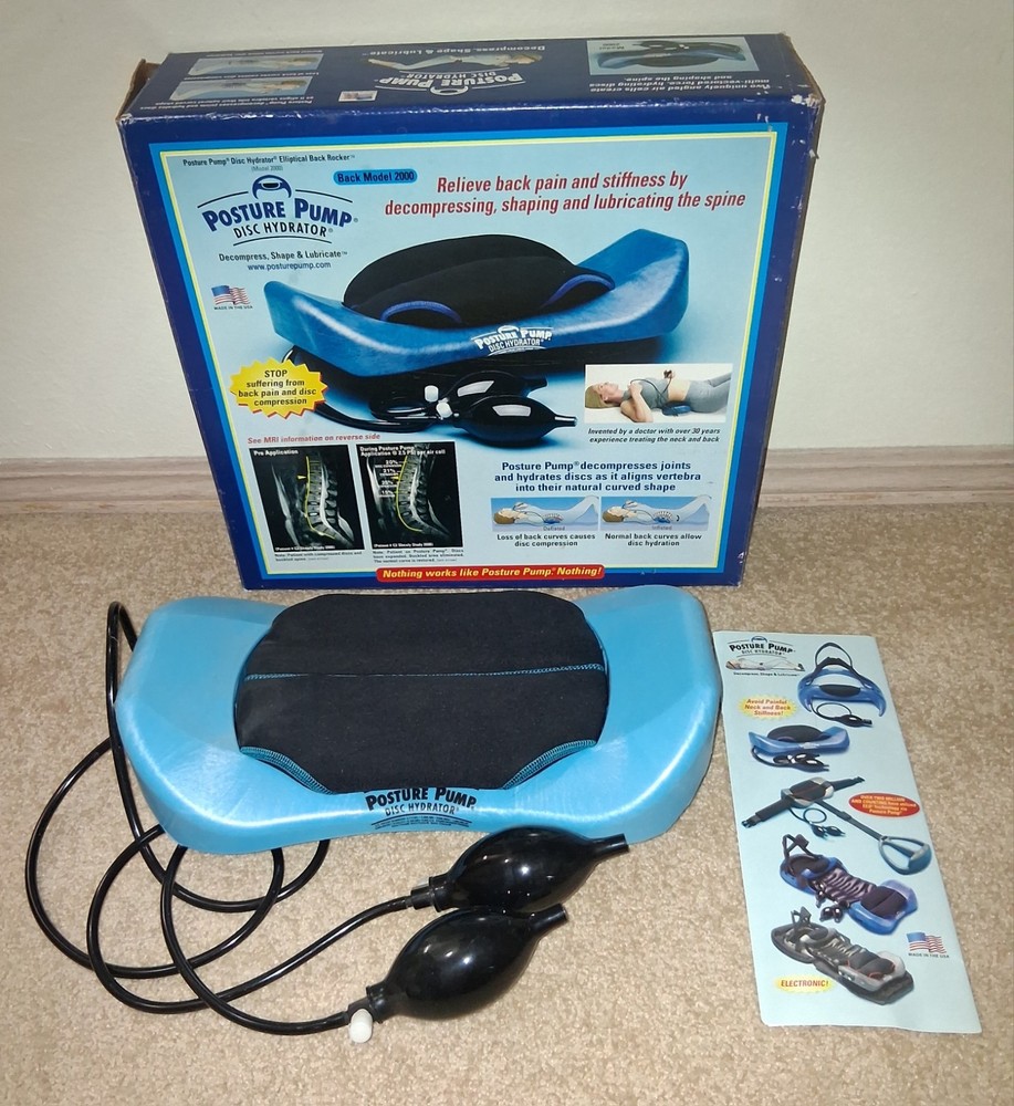 Posture Pump Disc Hydrator Elliptical Rocker Back Model 2000