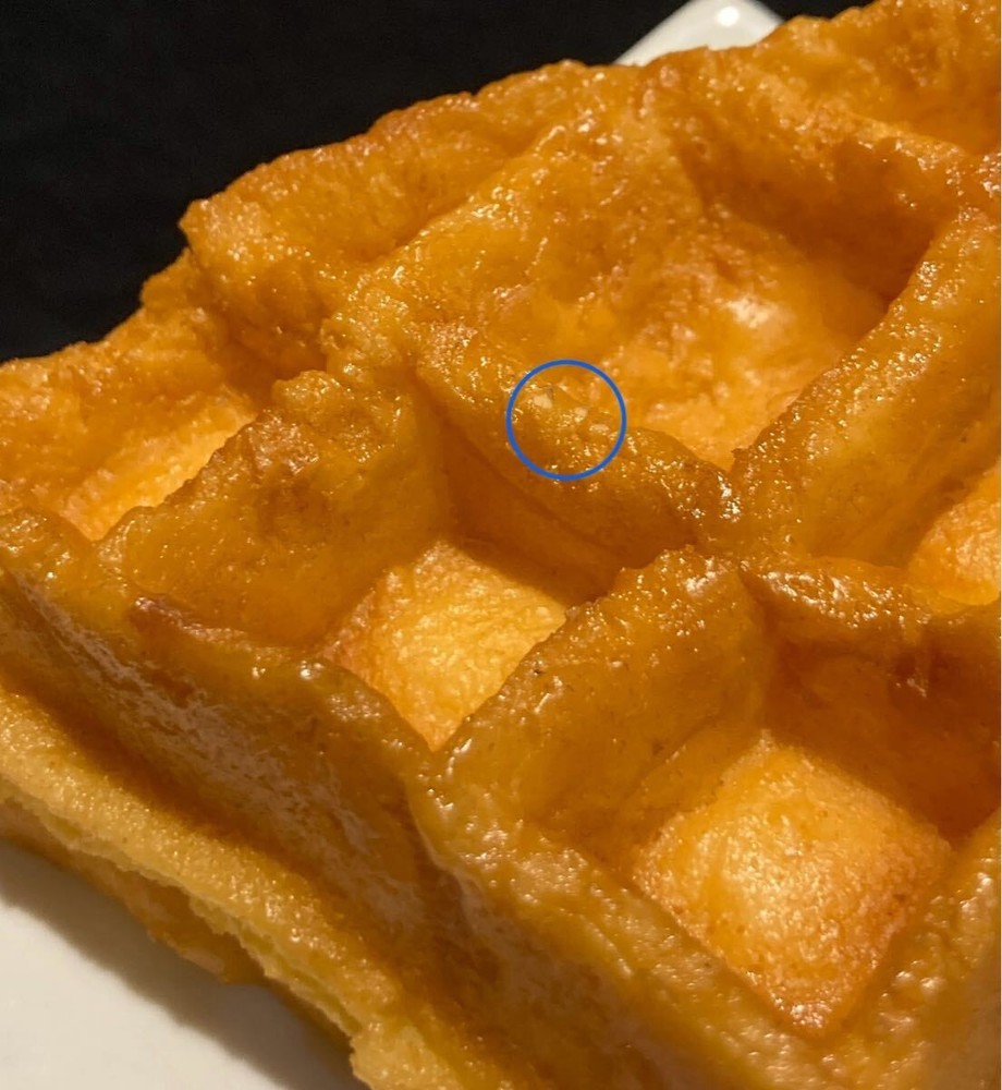 Food sample waffle