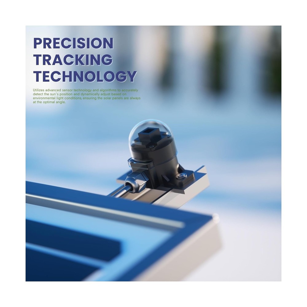 Dual-Axis Solar Tracker Controller Kit – Auto Sun Tracking with LCD, Wind