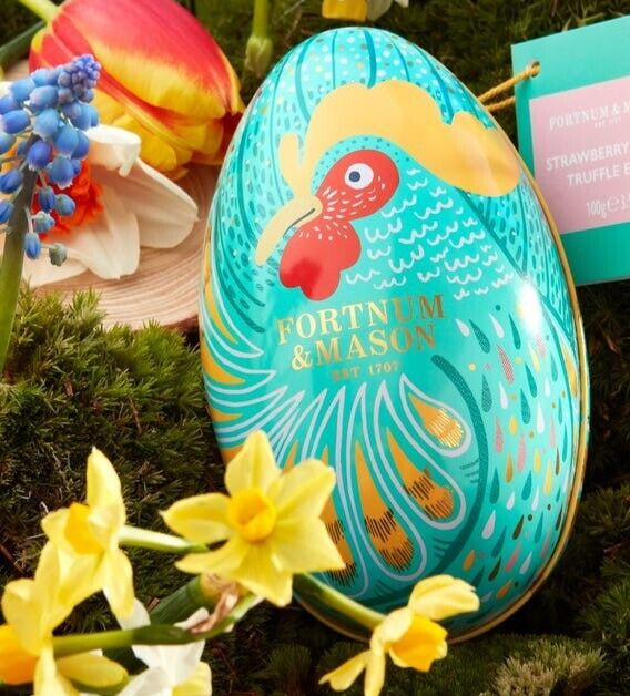 Fortnum & Mason Chicken Egg Spring Truffle Tin (EMPTY)