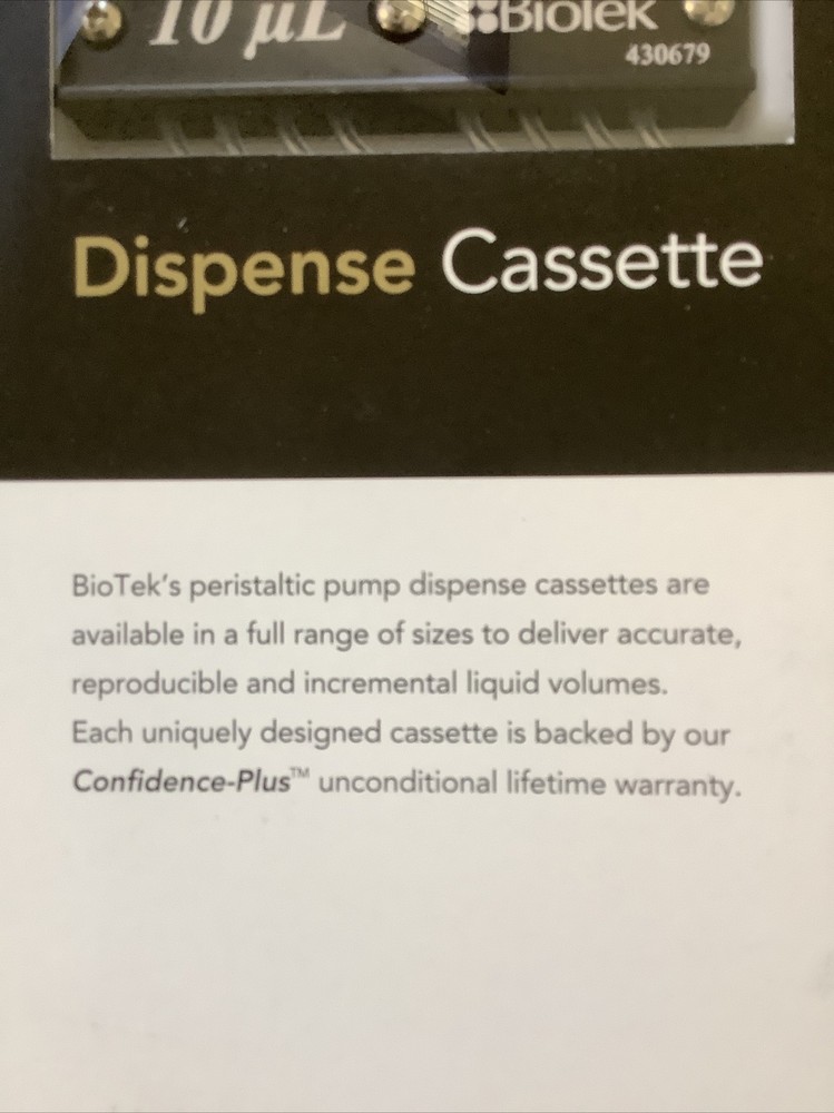BioTek 10uL Plastic Tips 7170013 Dispense Cassette