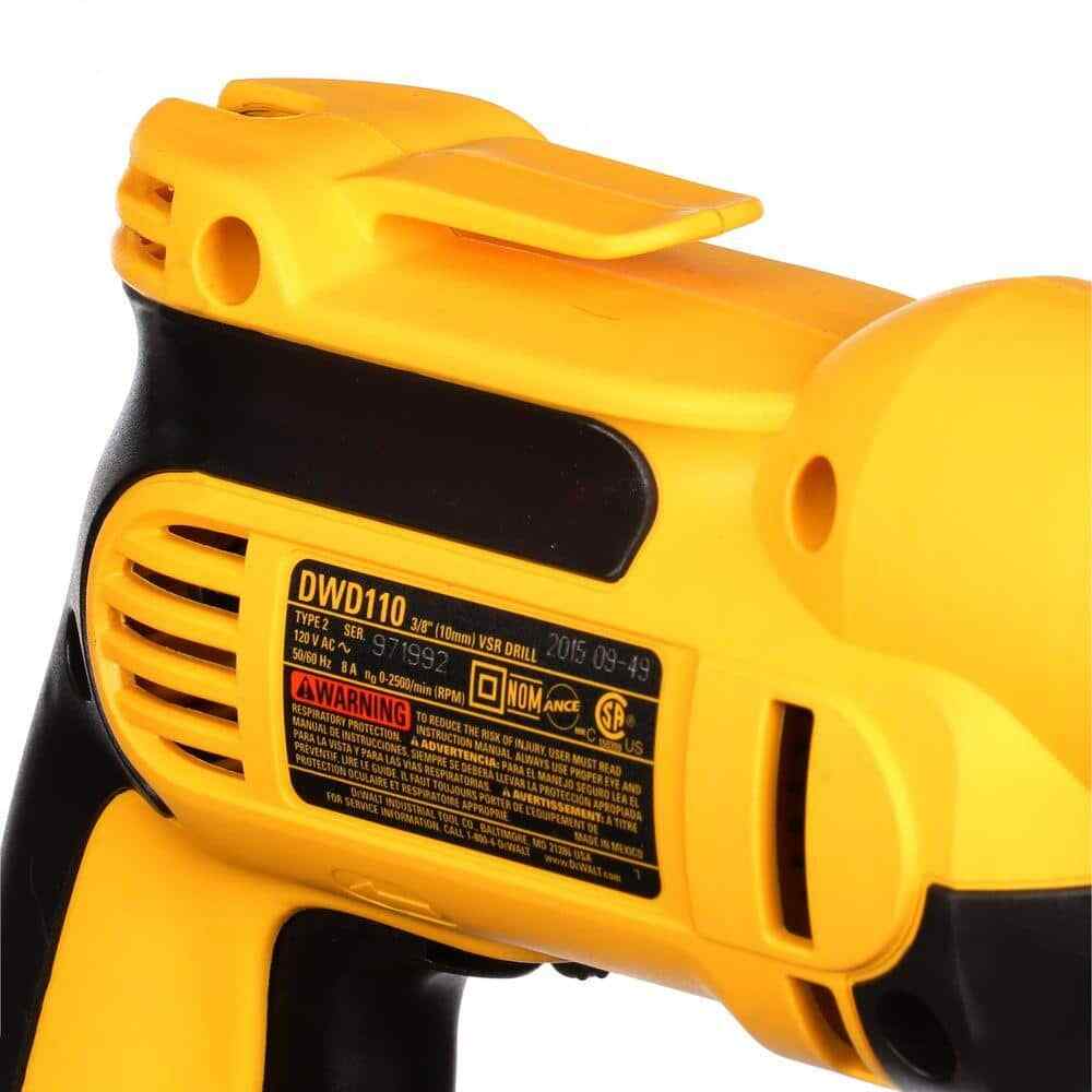 DEWALT 8 Amp Corded 3/8 in. Variable Speed Drill