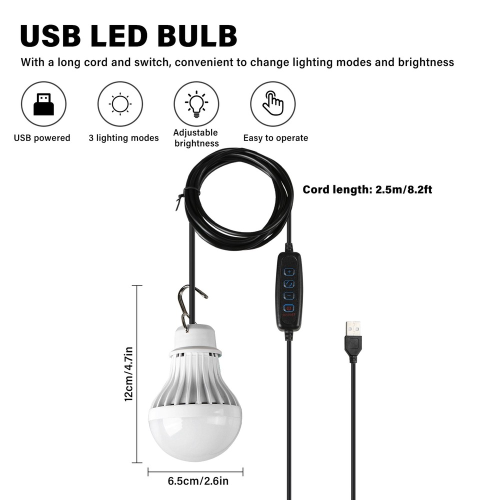 Outdoors USB Warm/White/Warm White Adjustable Brightness K4R2