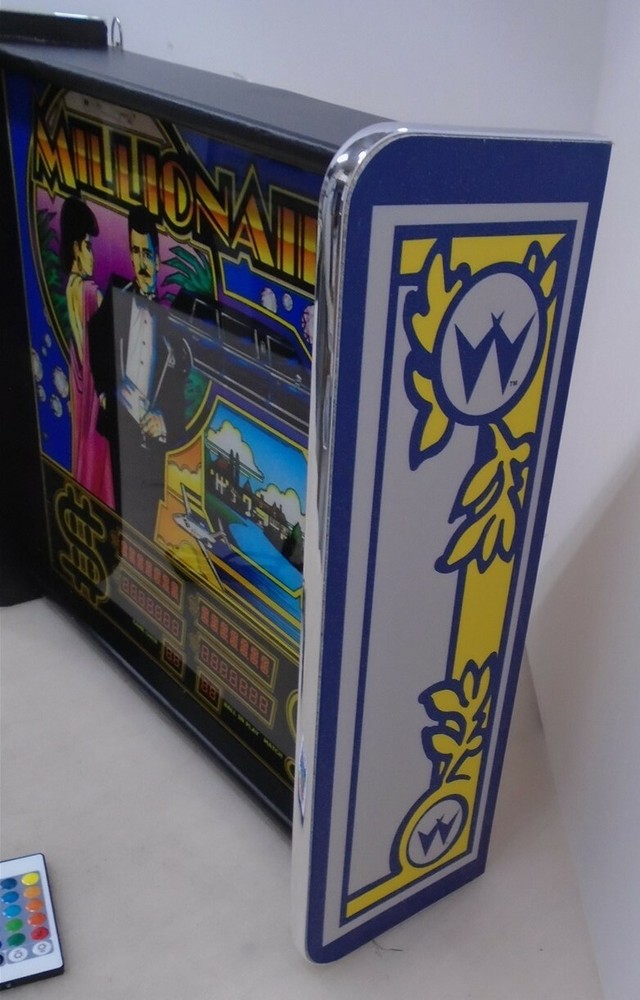 Williams Millionaire Pinball Head LED Display light box