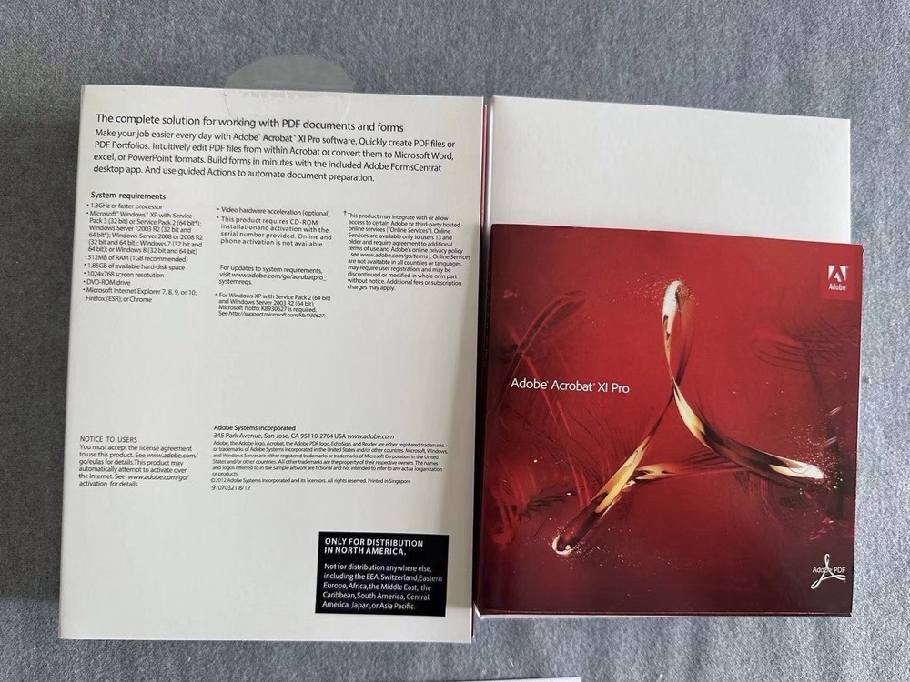 Adobe Acrobat Pro Full Version | Perpetual License (For 3 PCs) | DVD Windows New