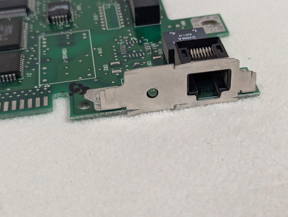 Vintage IBM Lexmark Network Ethernet Card 4 Module ~ FRU 1329706