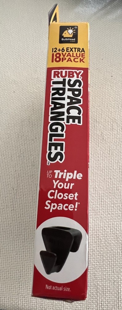 Ruby Space Triangles 18 Value Pack - Up To Triple Your Closet Space
