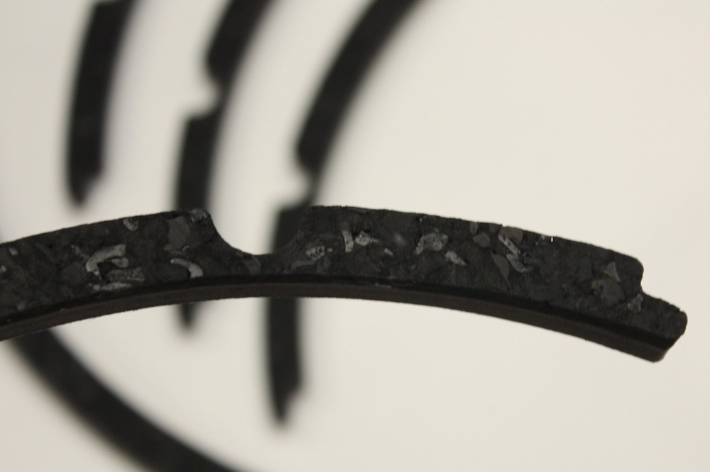 12" Speaker gaskets Pair Rubitex / Cork !!!!!!!!!!!!!!!