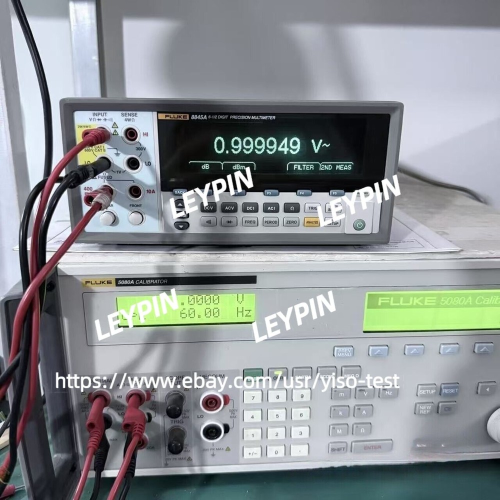 Fluke 8845A Digital Multimeter 6.5 Digit Precision Multimeter /Good function #$