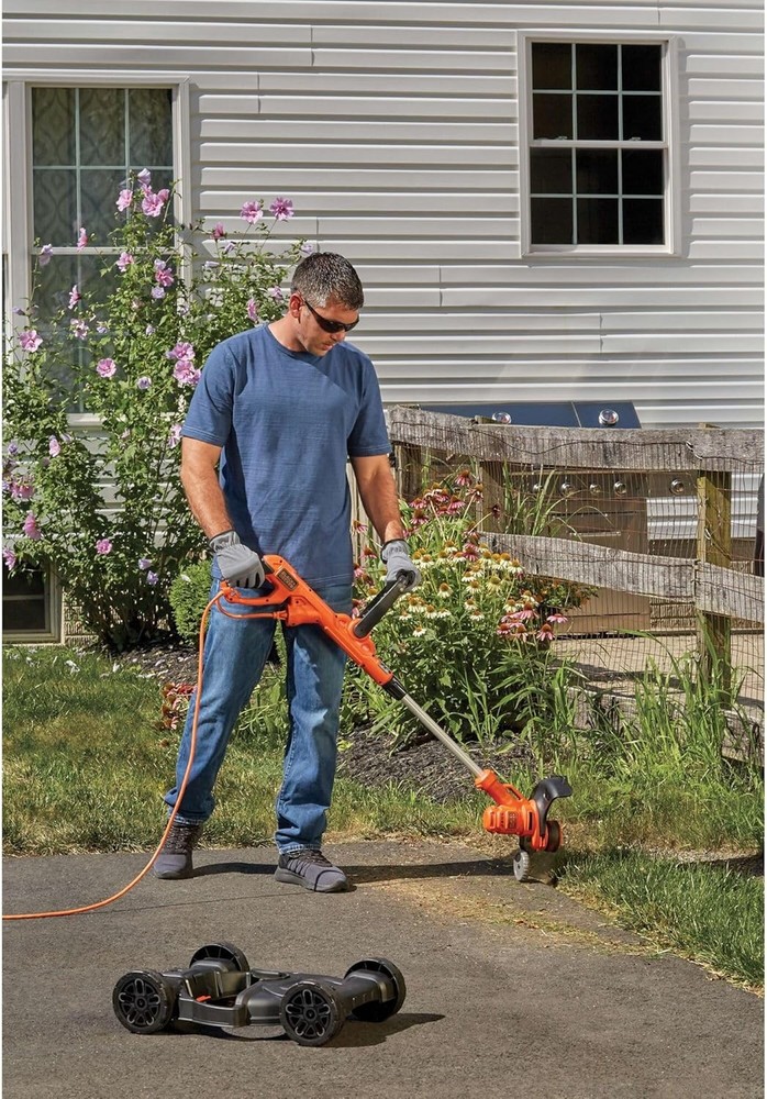 3-in-1 Corded Lawn Mower, String Trimmer & Edger, 12-Inch