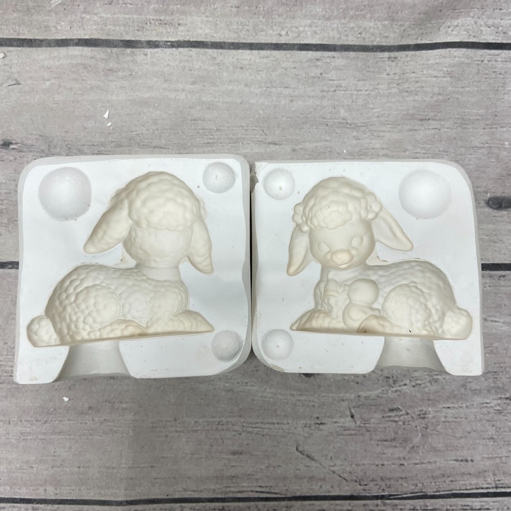 Weaver Ceramic Casting Mold Baby Lamb Sheep Easter Figurine #48