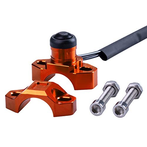 CNC Universal Motorcycle Engine Stop Start Kill Switch Button with Mounting