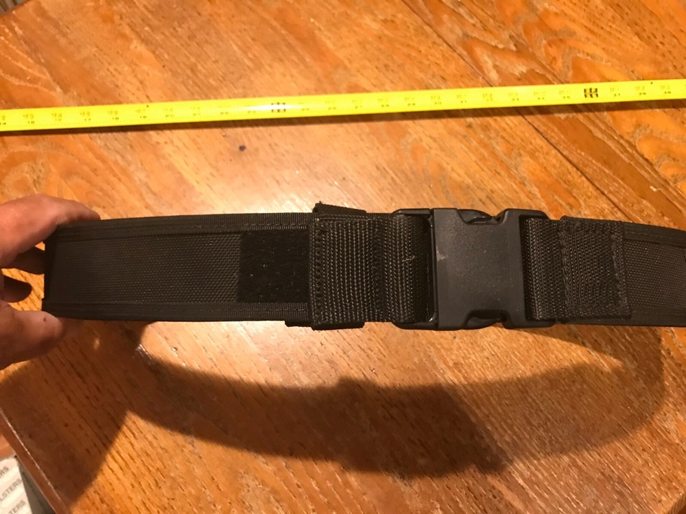 Strong Brand Nylon Duty Belt Hook and Loop Lined Size 40-45"
