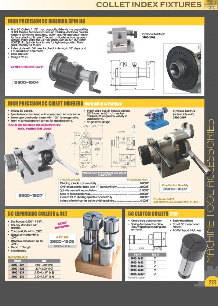 29/32" 5C ROUND COLLET (3900-1155)