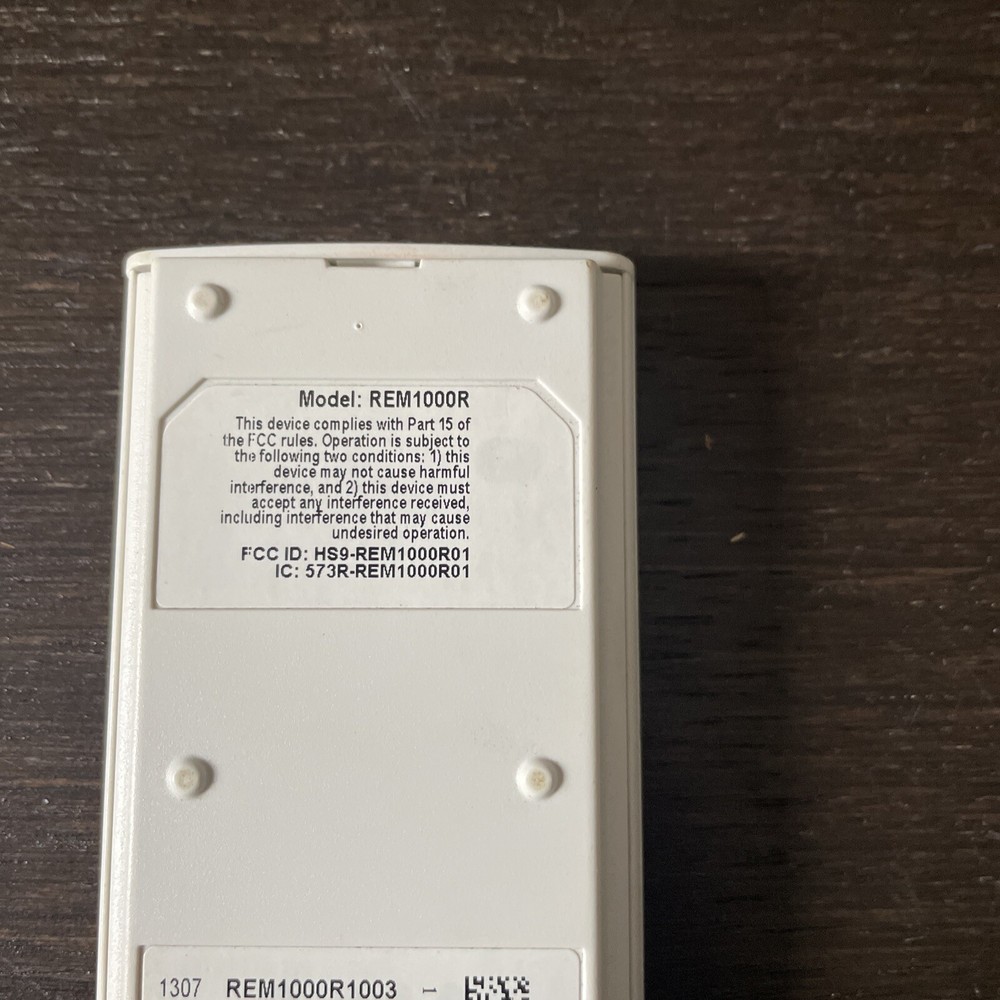 HONEYWELL REM1000R1003 WHITE WIRELESS ENTRY/EXIT REMOTE