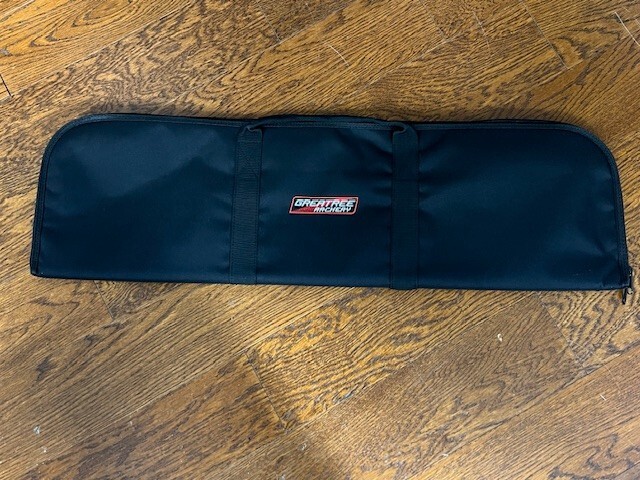 Take down Recurve bow case with limb protective sleeves