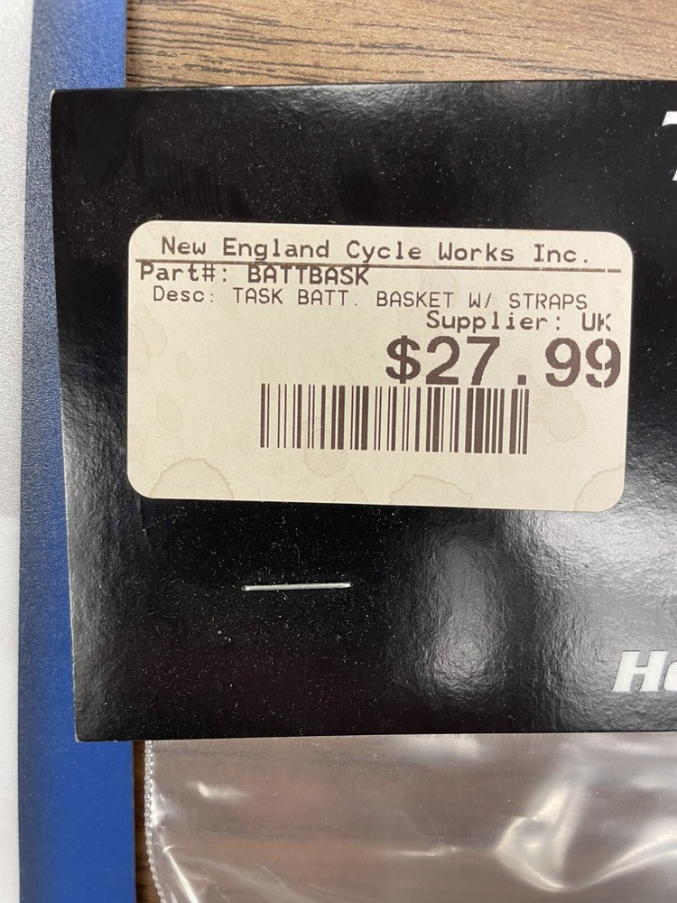 Task Racing Battery Basket With Straps