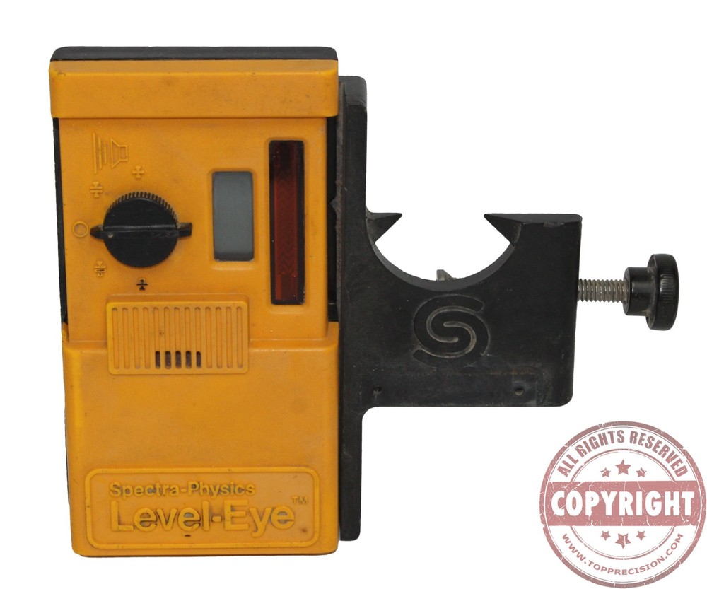 SPECTRA PHYSICS 1077 LASER LEVEL RECEIVER, SENSOR, DETECTOR WITH BRACKET
