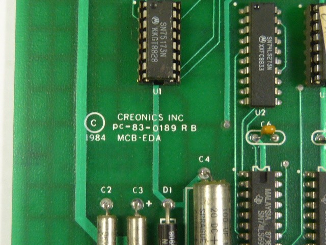 Creonics PC-83-0189 PC Board USED