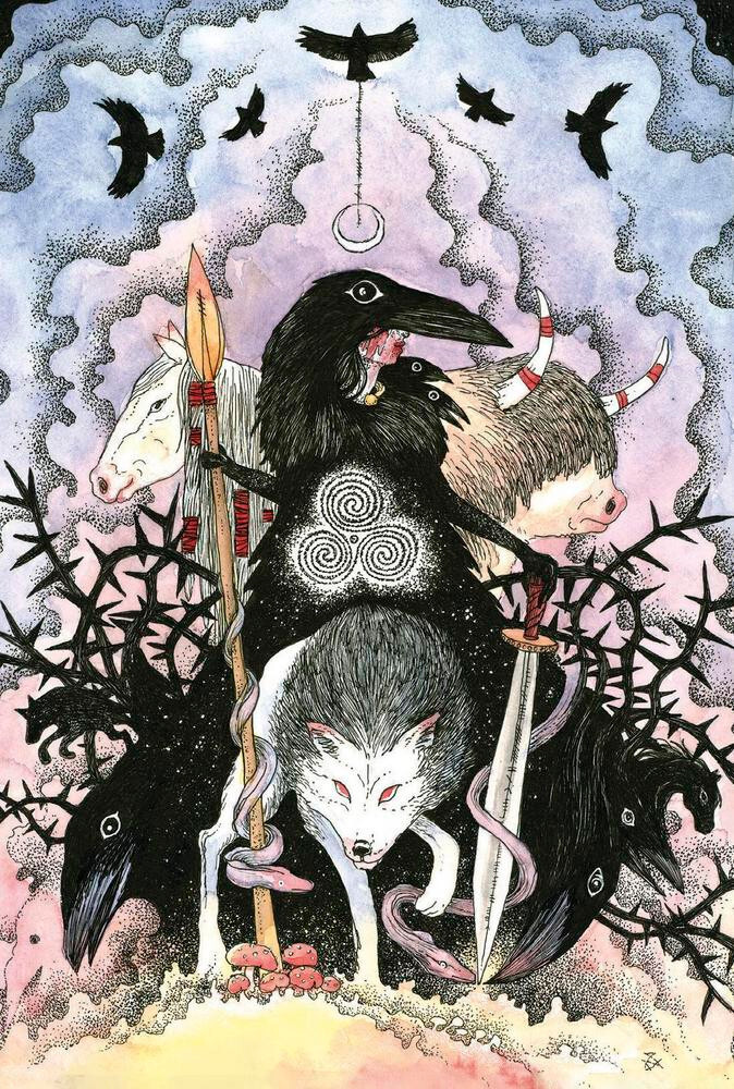 Call of the Morrigan Oracle Card Deck & Guidebook!