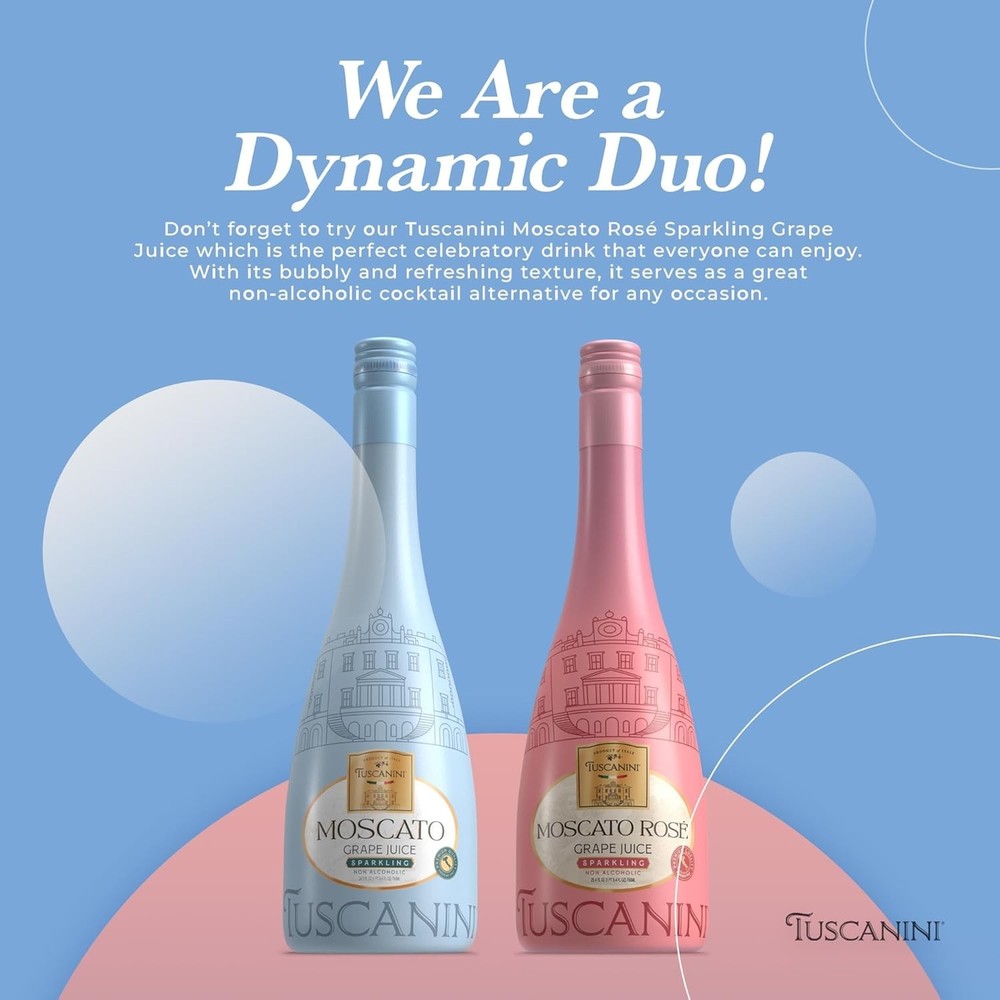 Elegant 25.3oz Sparkling Grape Juice Pack | Non-Alcoholic Celebration Solution