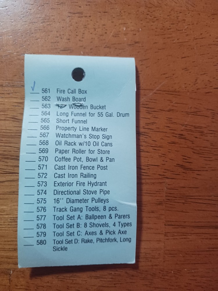 Berkshire Valley O scale #561 Fire Call Box