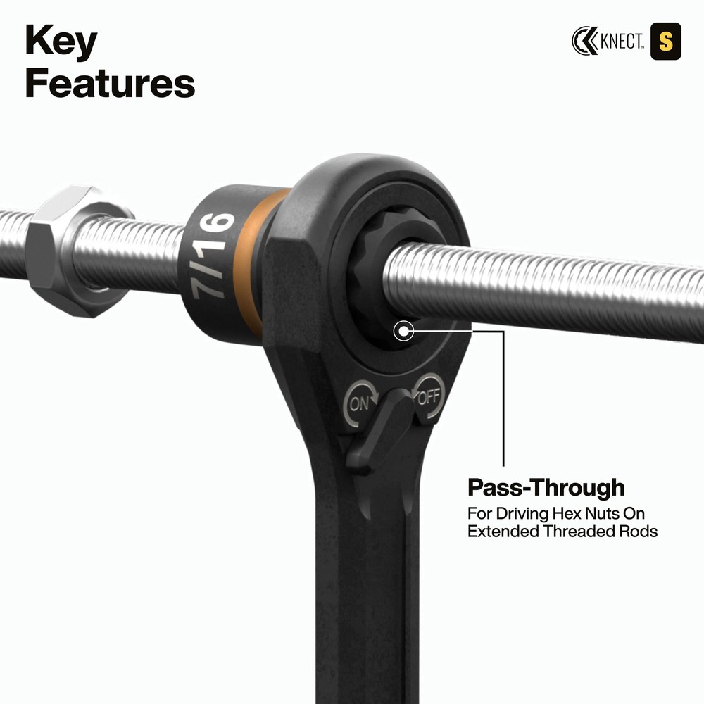 Klein Tools 65301KNECT KNECT Pass-Through and Flip Socket Starter Set, SAE