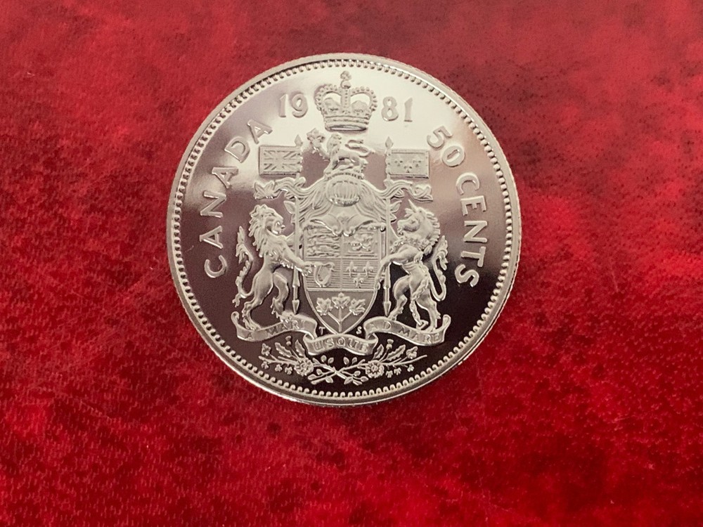 Canada 50 Cent 1981 Proof Coin-Uncirculated