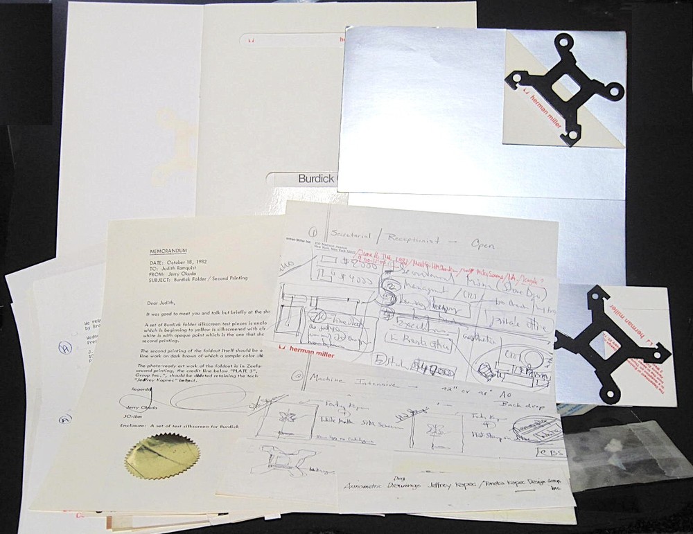 Herman Miller Bruce Burdick Group Presentation Original Design Lot & Final